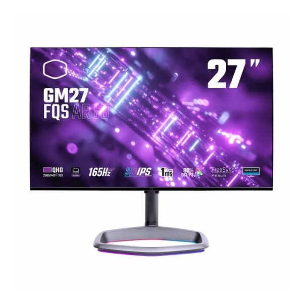 مانیتور گیمینگ 27 اینچی کولر مستر مدل Cooler Master GM27-FQS ARGB