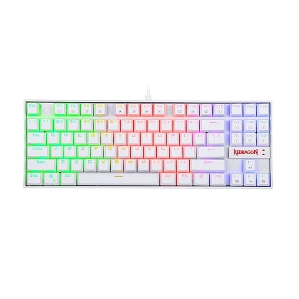 کیبورد با سیم گیمینگ ردراگون مدل Redragon KUMARA K552W White