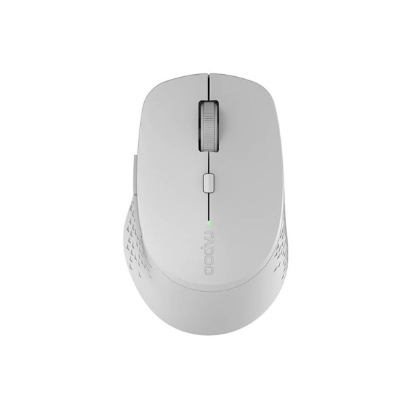 ماوس بی‌سیم رپو مدل RAPOO M300 Silent خاکستری روشن