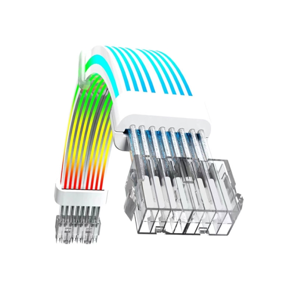 کابل اسلیو گیم مکس مدل GameMax VGA/CPU 2x8pin White